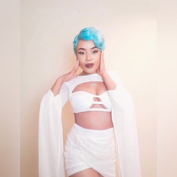 FASHION NOVA Sequin 2-Piece Skirt Set | Special Occasion | Glamorous set ๐ค - Picture 3 of 5